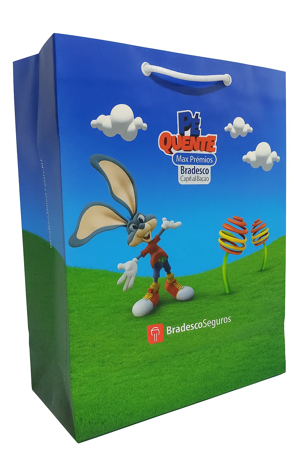 Sacola de papel Colorplus preto com hot stamping dourado