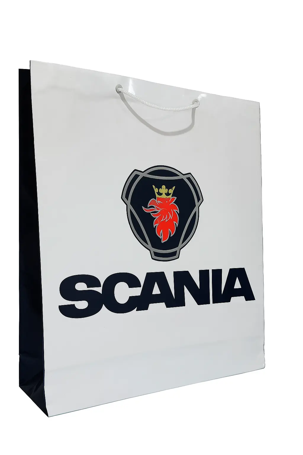 Detalhe da impressão em alta resolução em sacola offset