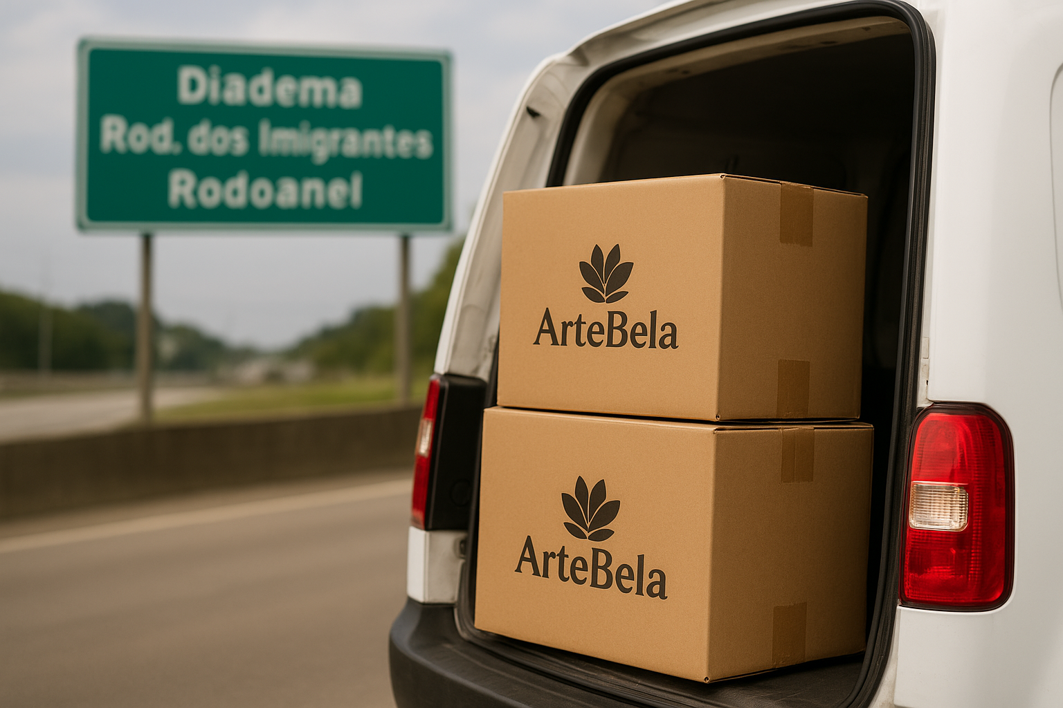 Logística ágil da ArteBela para entrega de sacolas personalizadas em Diadema.