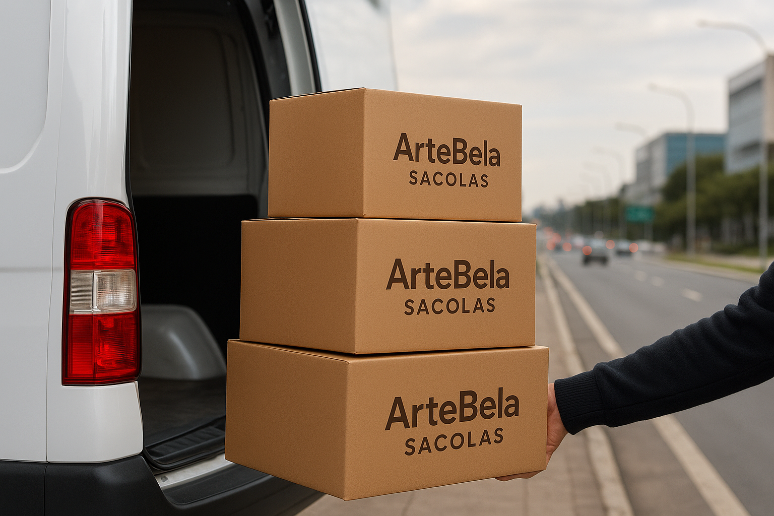Entrega rápida de sacolas personalizadas em São Bernardo do Campo pela ArteBela.