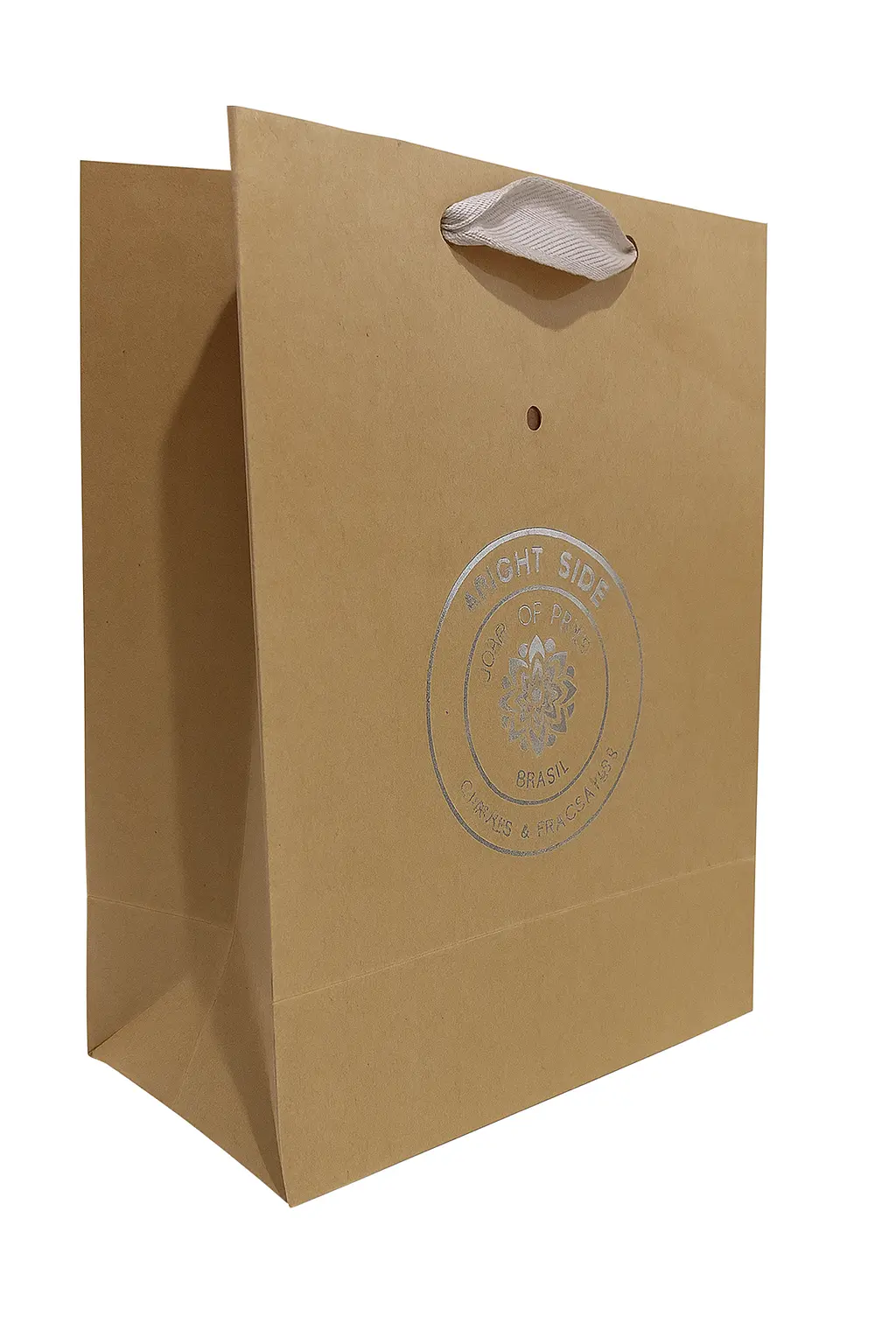 Sacola kraft personalizada para loja de roupas